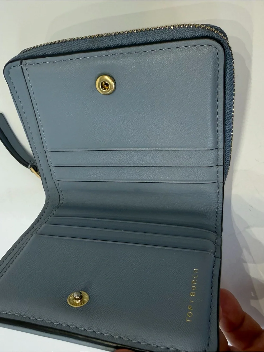 Tory Burch Kira Wallet light blue